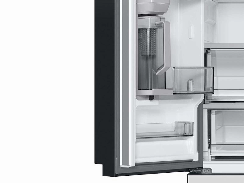 Samsung RF24BB620012 Bespoke 3-Door French Door Refrigerator (24 Cu. Ft.) With Autofill Water Pitcher In White Glass