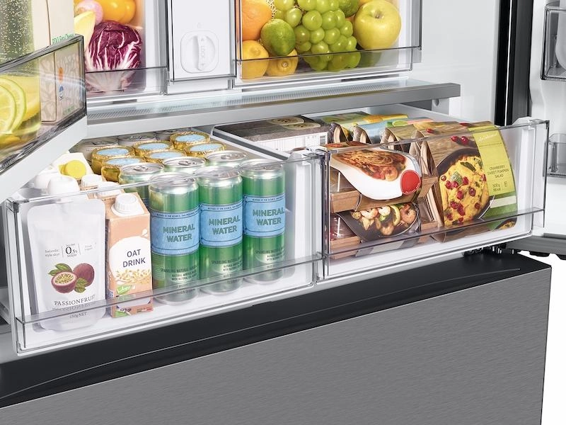 Samsung RF24BB6600QL Bespoke 3-Door French Door Refrigerator (24 Cu. Ft.) With Beverage Center&#8482; In Stainless Steel