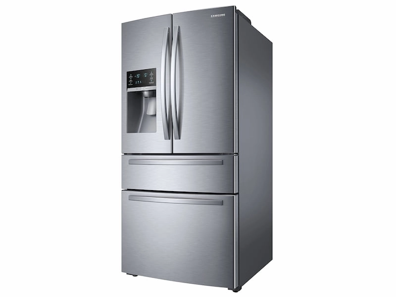 Samsung RF25HMIDBSR 25 Cu. Ft. Large Capacity 4-Door French Door Refrigerator With External Water & Ice Dispenser In Stainless Steel