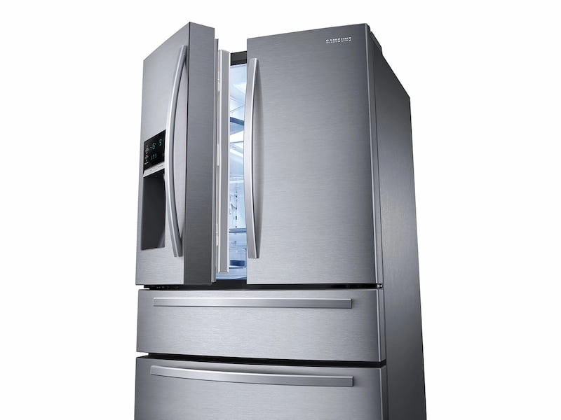 Samsung RF25HMIDBSR 25 Cu. Ft. Large Capacity 4-Door French Door Refrigerator With External Water & Ice Dispenser In Stainless Steel