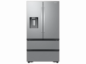 Samsung RF26CG7400SR 25 Cu. Ft. Mega Capacity Counter Depth 4-Door French Door Refrigerator With Four Types Of Ice In Stainless Steel Freestanding Refrigerators freestanding fridge freezer combo