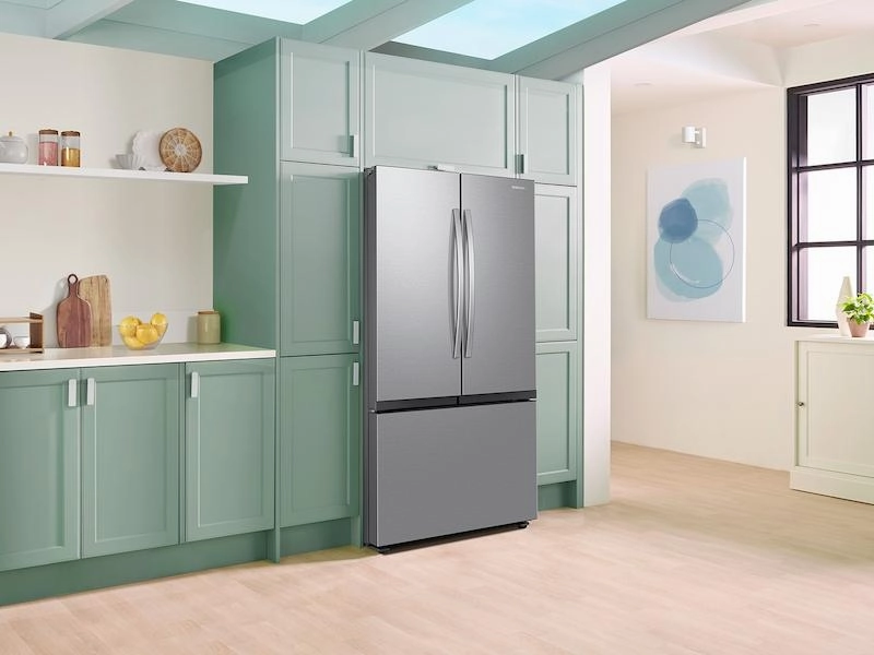 Samsung RF27CG5100SR 27 Cu. Ft. Mega Capacity Counter Depth 3-Door French Door Refrigerator With Dual Auto Ice Maker In Stainless Steel