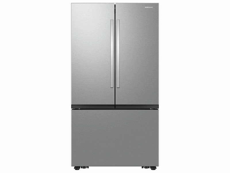 Samsung RF27CG5100SR 27 Cu. Ft. Mega Capacity Counter Depth 3-Door French Door Refrigerator With Dual Auto Ice Maker In Stainless Steel Freestanding Refrigerators freestanding fridge freezer combo