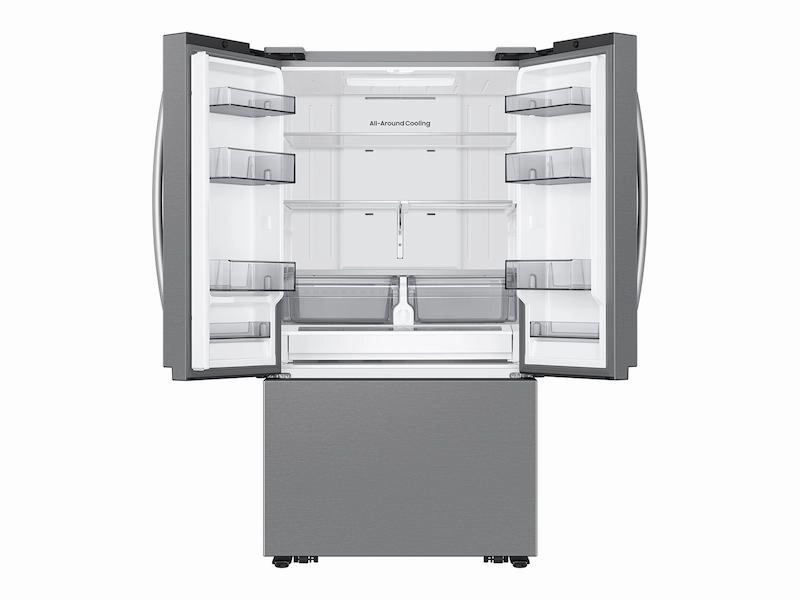 Samsung RF27CG5100SR 27 Cu. Ft. Mega Capacity Counter Depth 3-Door French Door Refrigerator With Dual Auto Ice Maker In Stainless Steel