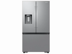 Samsung RF27CG5400SR 26 Cu. Ft. Mega Capacity Counter Depth 3-Door French Door Refrigerator With Four Types Of Ice In Stainless Steel Freestanding Refrigerators freestanding fridge freezer combo