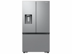 Samsung RF27CG5B10SR 26 Cu. Ft. Mega Capacity Counter Depth 3-Door French Door Refrigerator With External Water And Ice Dispenser In Stainless Steel Freestanding Refrigerators freestanding fridge freezer combo