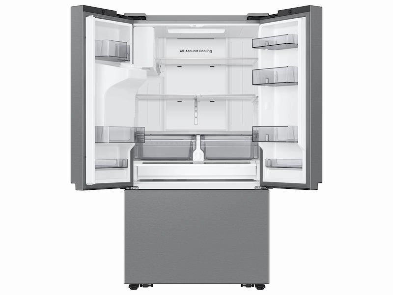 Samsung RF27CG5B10SR 26 Cu. Ft. Mega Capacity Counter Depth 3-Door French Door Refrigerator With External Water And Ice Dispenser In Stainless Steel
