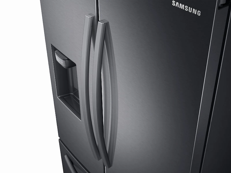 Samsung RF27T5201SG 27 Cu. Ft. Large Capacity 3-Door French Door Refrigerator With External Water & Ice Dispenser In Black Stainless Steel