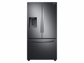 Samsung RF27T5201SG 27 Cu. Ft. Large Capacity 3-Door French Door Refrigerator With External Water & Ice Dispenser In Black Stainless Steel Freestanding Refrigerators freestanding fridge freezer combo