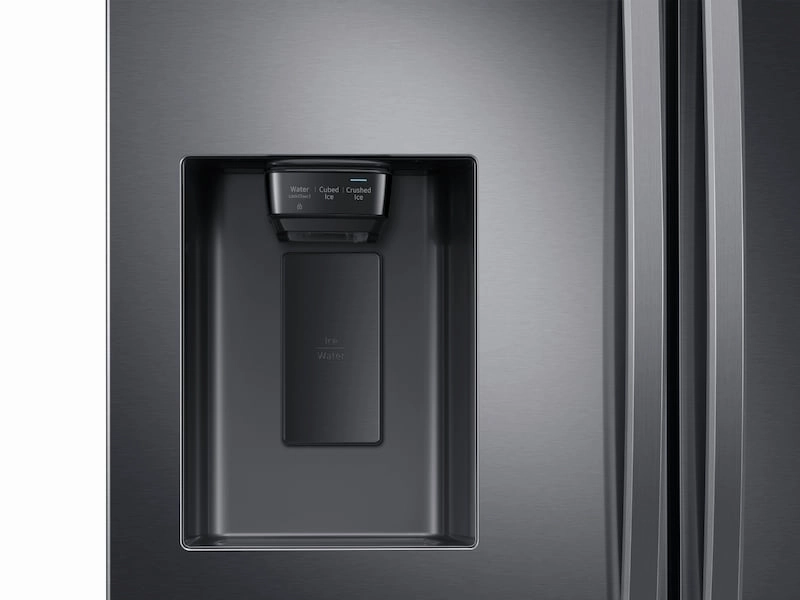 Samsung RF27T5201SG 27 Cu. Ft. Large Capacity 3-Door French Door Refrigerator With External Water & Ice Dispenser In Black Stainless Steel