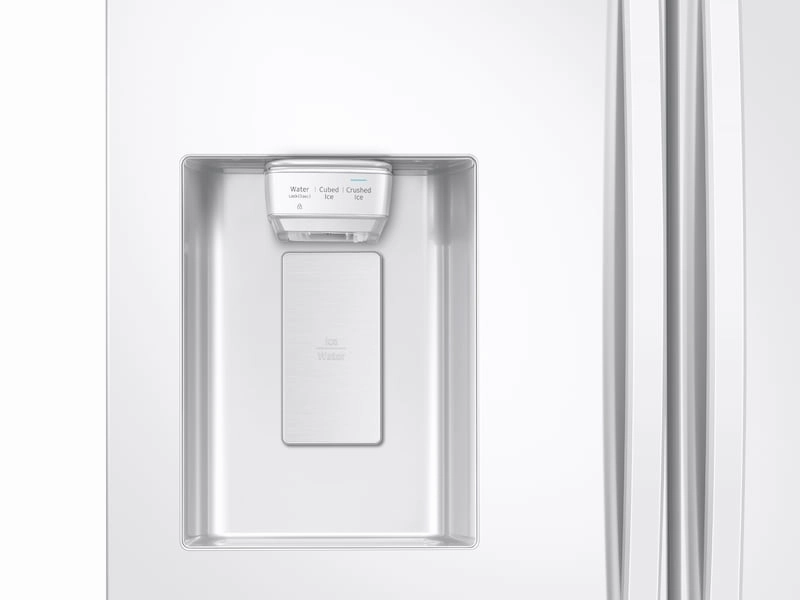 Samsung RF27T5201WW 27 Cu. Ft. Large Capacity 3-Door French Door Refrigerator With External Water & Ice Dispenser In White