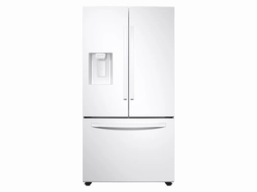 Samsung RF27T5201WW 27 Cu. Ft. Large Capacity 3-Door French Door Refrigerator With External Water & Ice Dispenser In White Freestanding Refrigerators freestanding fridge freezer combo