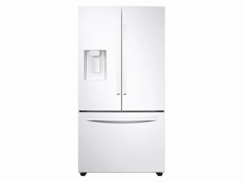 Samsung RF27T5201WW 27 Cu. Ft. Large Capacity 3-Door French Door Refrigerator With External Water & Ice Dispenser In White Freestanding Refrigerators freestanding fridge freezer combo