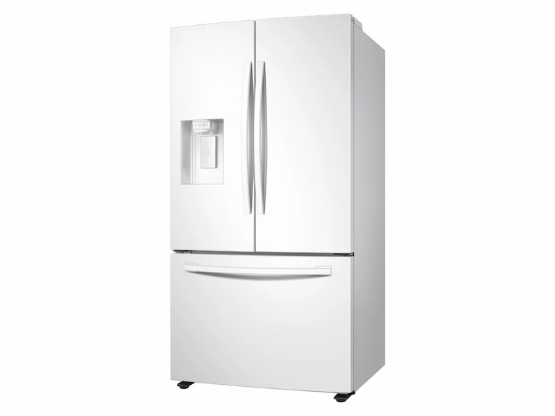 Samsung RF27T5201WW 27 Cu. Ft. Large Capacity 3-Door French Door Refrigerator With External Water & Ice Dispenser In White