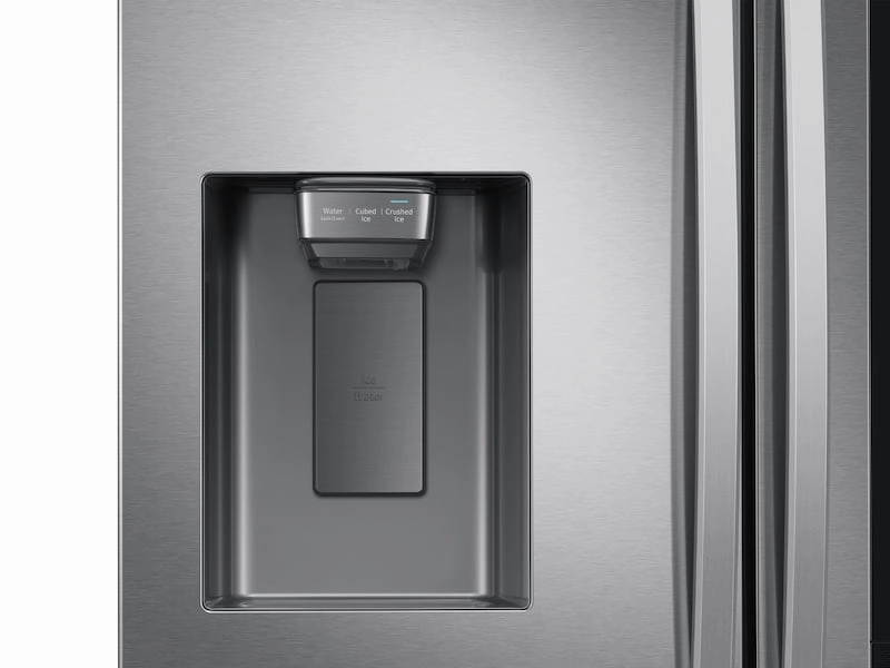 Samsung RF27T5501SR 26.5 Cu. Ft. Large Capacity 3-Door French Door Refrigerator With Family Hub&#8482; And External Water & Ice Dispenser In Stainless Steel