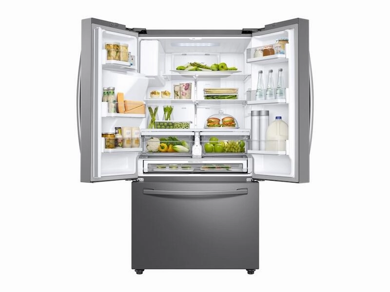 Samsung RF28R6241SR 28 Cu. Ft. 3-Door French Door, Full Depth Refrigerator With Dual Ice Maker In Stainless Steel