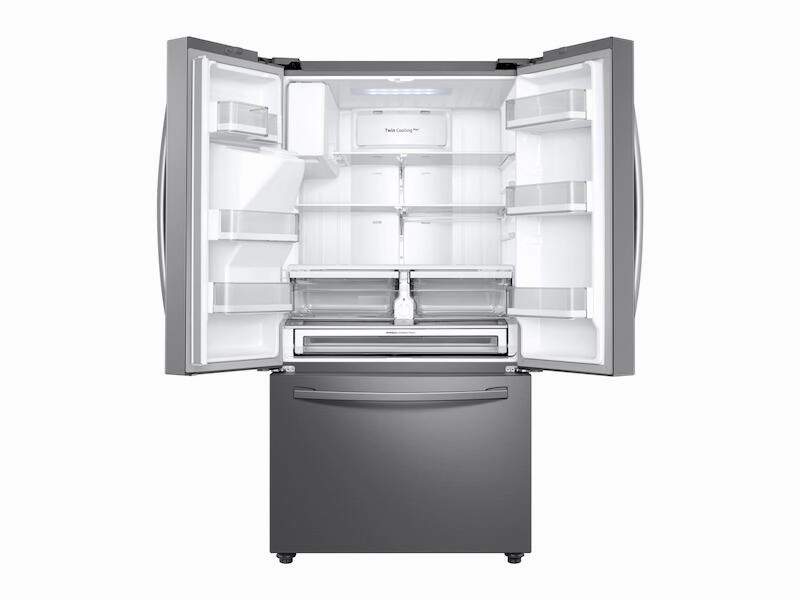 Samsung RF28R6241SR 28 Cu. Ft. 3-Door French Door, Full Depth Refrigerator With Dual Ice Maker In Stainless Steel