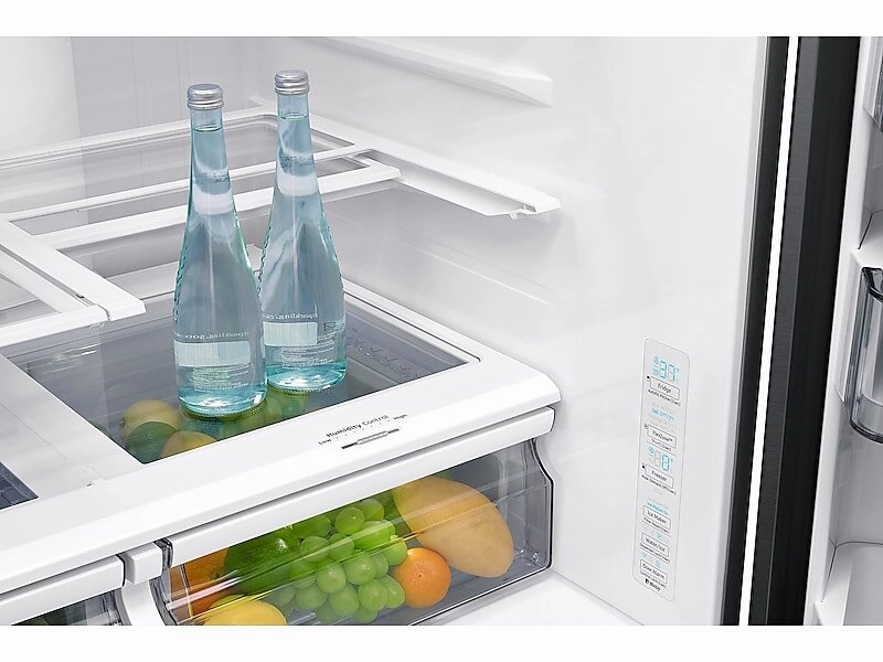 Samsung RF28R7201SG 28 Cu. Ft. 4-Door French Door Refrigerator With Flexzone&#8482; Drawer In Black Stainless Steel