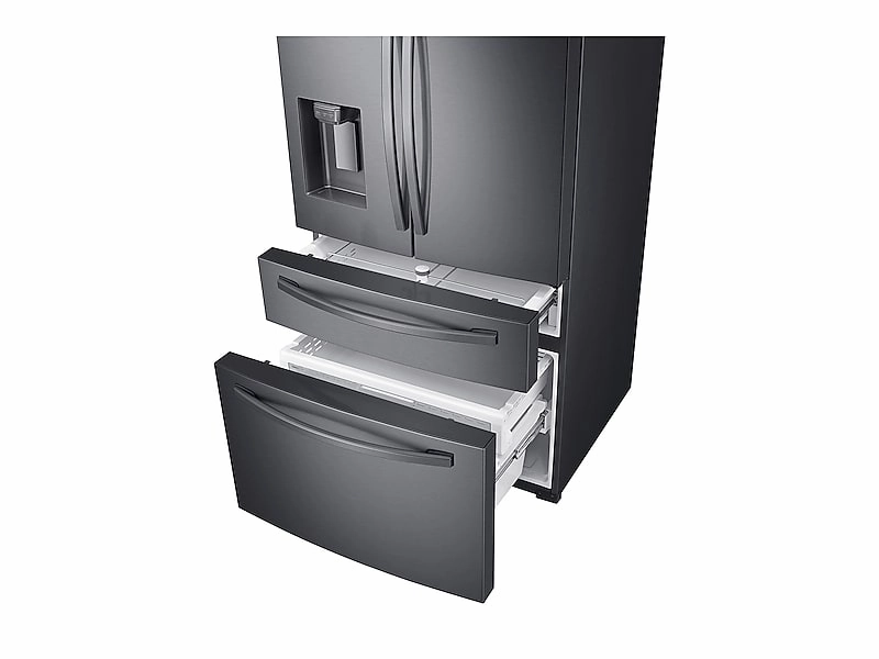 Samsung RF28R7201SG 28 Cu. Ft. 4-Door French Door Refrigerator With Flexzone&#8482; Drawer In Black Stainless Steel