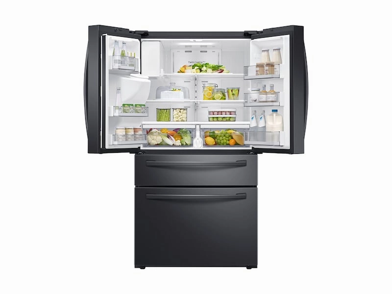 Samsung RF28R7201SG 28 Cu. Ft. 4-Door French Door Refrigerator With Flexzone&#8482; Drawer In Black Stainless Steel