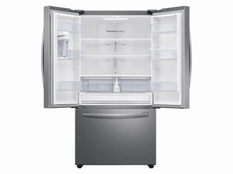 Samsung RF28T5021SR 28 Cu. Ft. Large Capacity 3-Door French Door Refrigerator With Autofill Water Pitcher In Stainless Steel