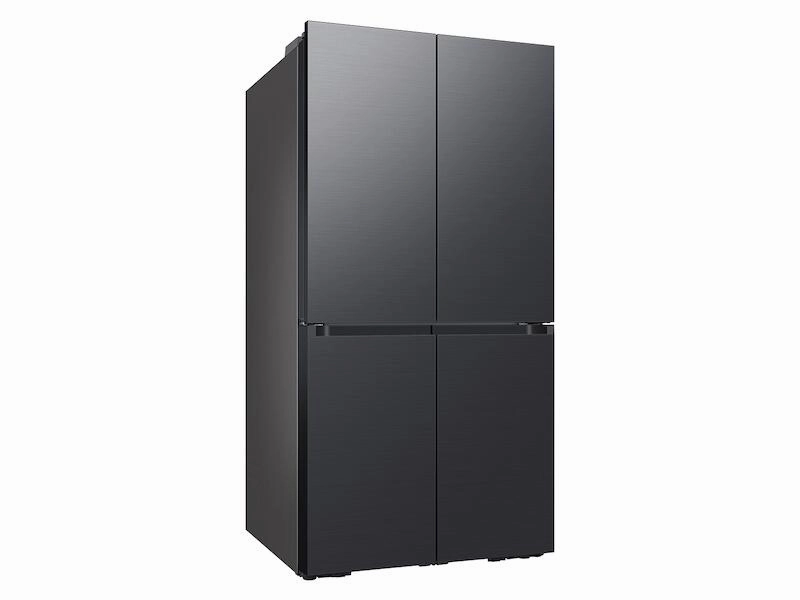 Samsung RF29A9675MT 29 Cu. Ft. Smart Bespoke 4-Door Flex&#8482; Refrigerator With Customizable Panel Colors In Matte Black Steel