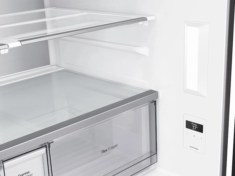 Samsung RF29A9675MT 29 Cu. Ft. Smart Bespoke 4-Door Flex&#8482; Refrigerator With Customizable Panel Colors In Matte Black Steel