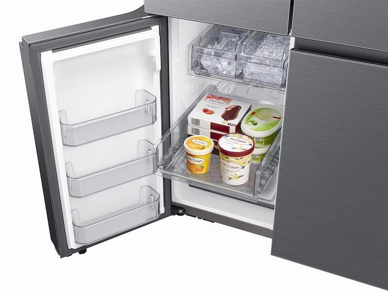 Samsung RF29A9771SG 29 Cu. Ft. Smart 4-Door Flex&#8482; Refrigerator With Family Hub&#8482; And Beverage Center In Black Stainless Steel