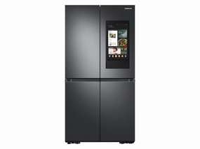 Samsung RF29A9771SG 29 Cu. Ft. Smart 4-Door Flex&#8482; Refrigerator With Family Hub&#8482; And Beverage Center In Black Stainless Steel Freestanding Refrigerators freestanding fridge freezer combo