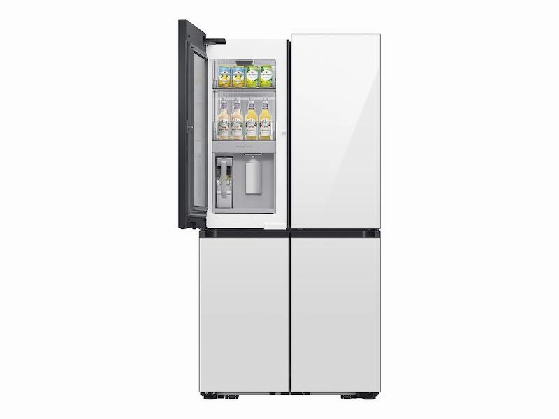 Samsung RF29DB970012 Bespoke 4-Door Flex&#8482; Refrigerator (29 Cu. Ft.) With Beverage Zone&#8482; And Auto Open Door In White Glass