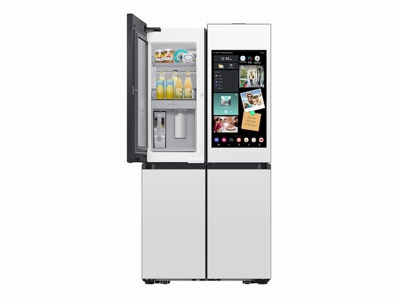 Samsung RF29DB990012 Bespoke 4-Door Flex&#8482; Refrigerator (29 Cu. Ft.) With Ai Family Hub &#8482; And Ai Vision Inside&#8482; In White Glass