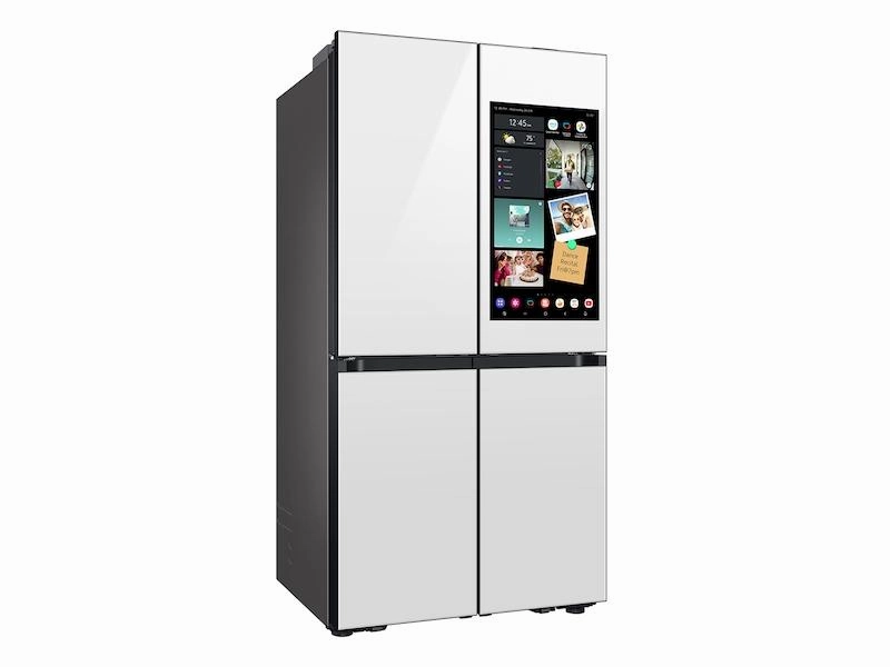 Samsung RF29DB990012 Bespoke 4-Door Flex&#8482; Refrigerator (29 Cu. Ft.) With Ai Family Hub &#8482; And Ai Vision Inside&#8482; In White Glass
