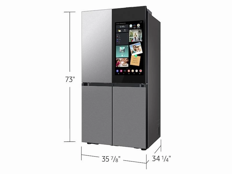 Samsung RF29DB9900QD Bespoke 4-Door Flex&#8482; Refrigerator (29 Cu. Ft.) With Ai Family Hub &#8482; And Ai Vision Inside&#8482; In Stainless Steel
