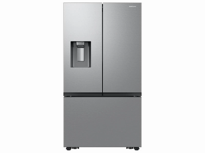 Samsung RF32CG5B10SR 31 Cu. Ft. Mega Capacity 3-Door French Door Refrigerator With External Water And Ice Dispenser In Stainless Steel Freestanding Refrigerators freestanding fridge freezer combo