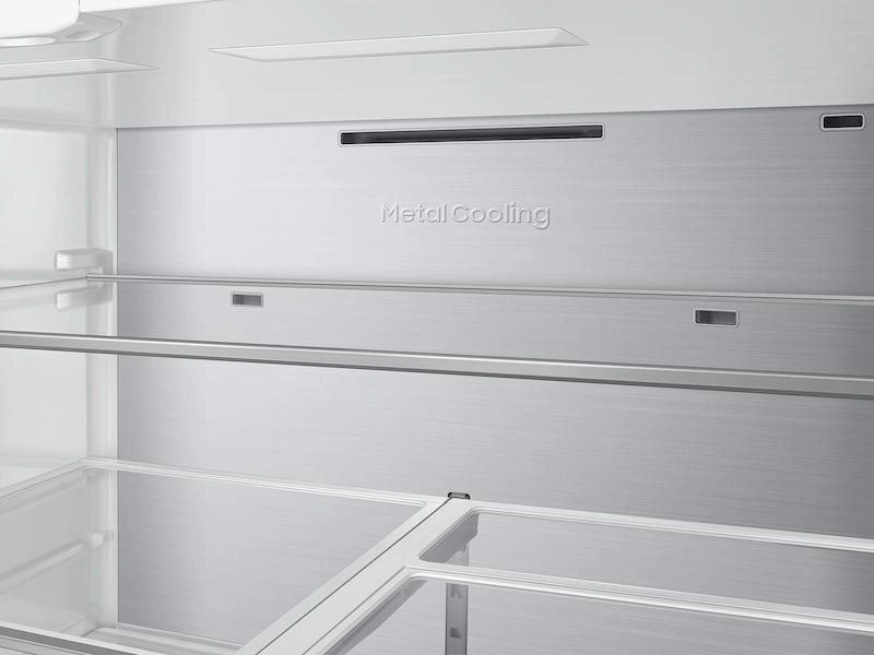 Samsung RF70F29DER Bespoke 29 Cu. Ft. 4-Door French Door Refrigerator With Inner Beverage Center&#8482; & Flexzone&#8482; Drawer In Stainless Steel