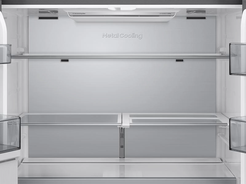 Samsung RM80F23VMR Bespoke 23 Cu. Ft. Counter Depth 4-Door French Door Refrigerator With Ai Hybrid Cooling & Beverage Center&#8482; In Stainless Steel
