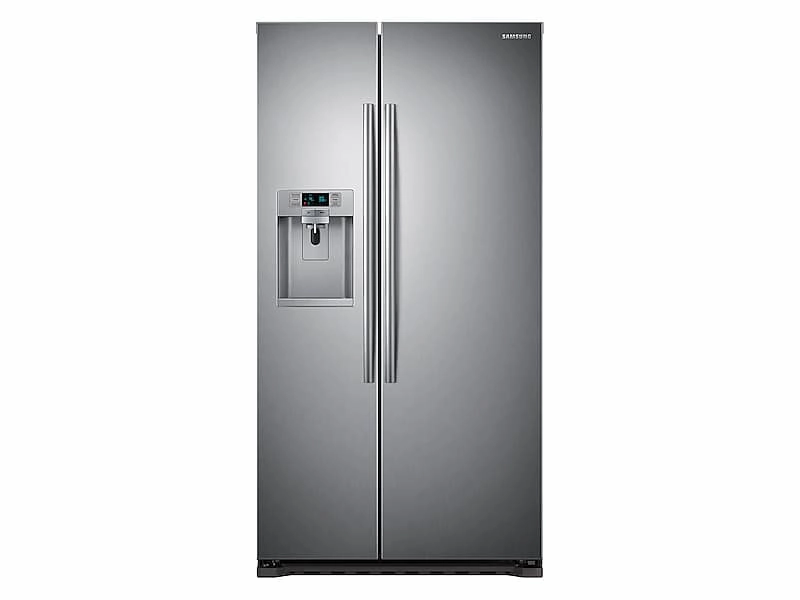 Samsung RS22HDHPNSR 22 Cu. Ft. Counter Depth Side-By-Side Refrigerator In Stainless Steel Freestanding Refrigerators freestanding fridge freezer combo