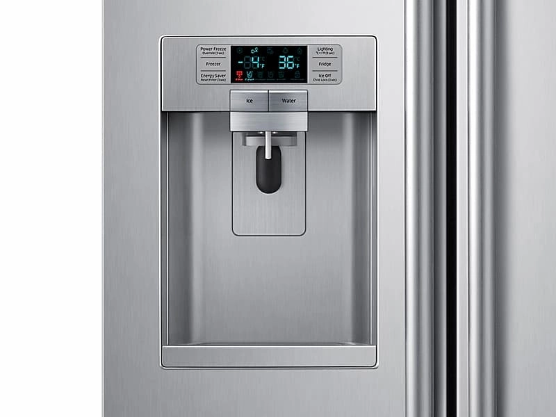 Samsung RS22HDHPNSR 22 Cu. Ft. Counter Depth Side-By-Side Refrigerator In Stainless Steel