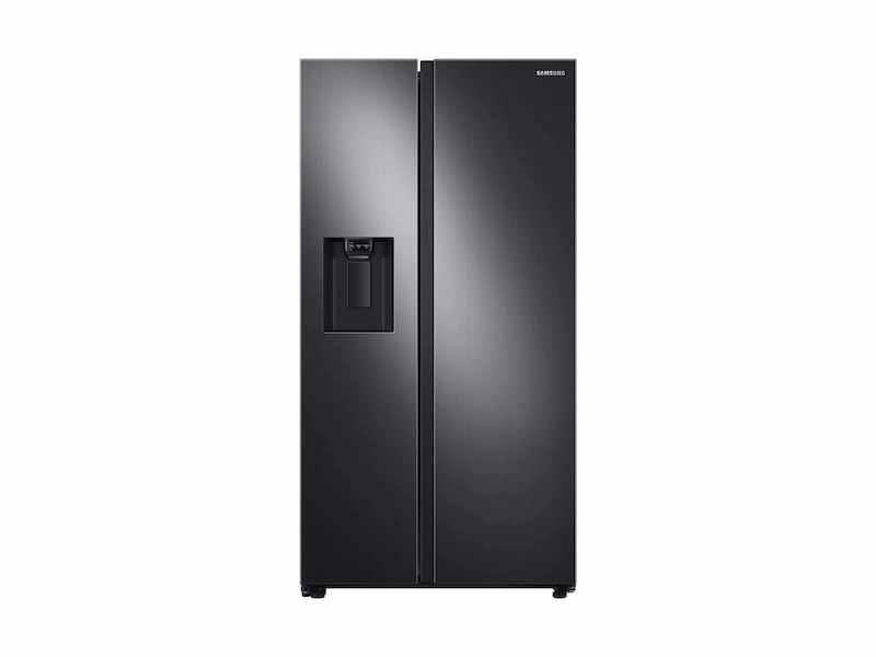 Samsung RS22T5201SG 22 Cu. Ft. Counter Depth Side-By-Side Refrigerator In Black Stainless Steel Freestanding Refrigerators freestanding fridge freezer combo