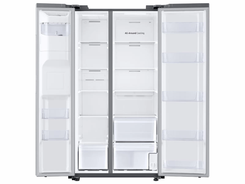 Samsung RS22T5201SR 22 Cu. Ft. Counter Depth Side-By-Side Refrigerator In Stainless Steel