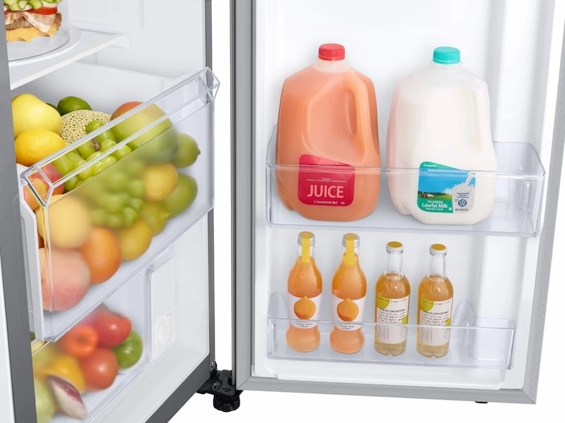 Samsung RS22T5201SR 22 Cu. Ft. Counter Depth Side-By-Side Refrigerator In Stainless Steel
