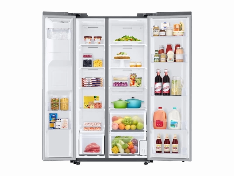 Samsung RS22T5201SR 22 Cu. Ft. Counter Depth Side-By-Side Refrigerator In Stainless Steel