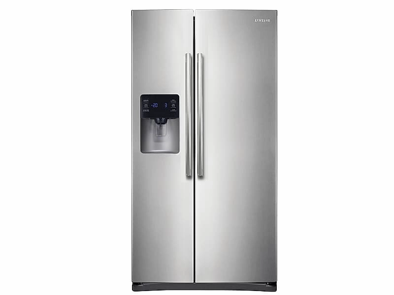 Samsung RS25H5111SR 25 Cu. Ft. Side-By-Side Refrigerator With In-Door Ice Maker In Stainless Steel Freestanding Refrigerators freestanding fridge freezer combo