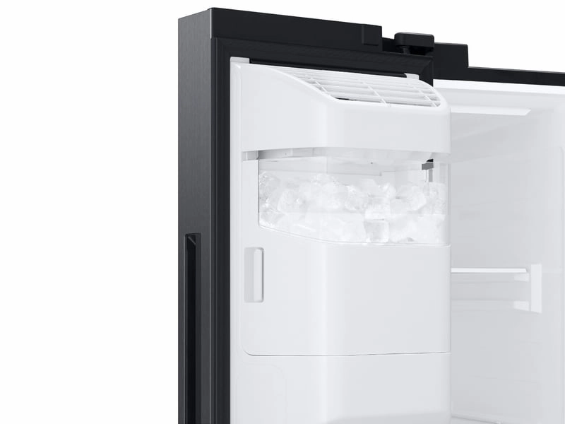 Samsung RS27T5200SG 27.4 Cu. Ft. Large Capacity Side-By-Side Refrigerator In Black Stainless Steel