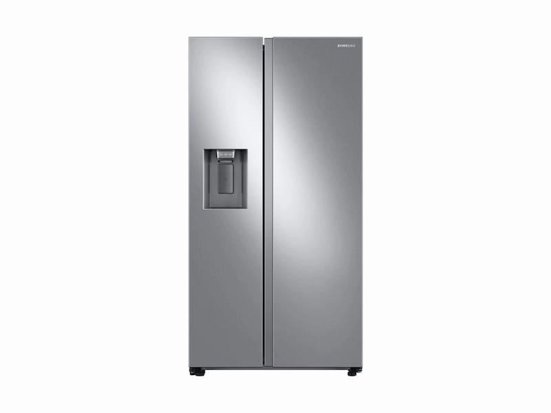 Samsung RS27T5200SR 27.4 Cu. Ft. Large Capacity Side-By-Side Refrigerator In Stainless Steel Freestanding Refrigerators freestanding fridge freezer combo