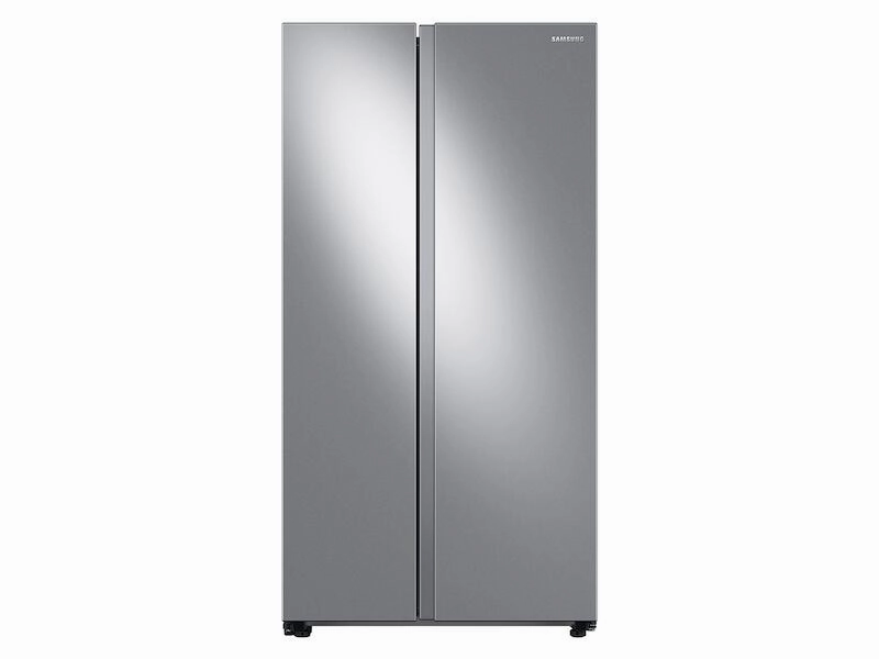 Samsung RS28A500ASR 28 Cu. Ft. Smart Side-By-Side Refrigerator In Stainless Steel Freestanding Refrigerators freestanding fridge freezer combo