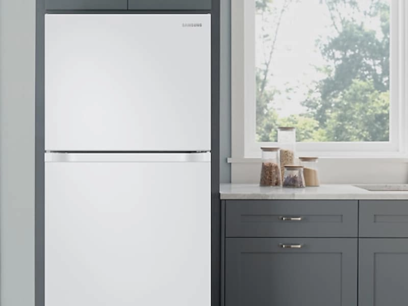 Samsung RT18M6213WW 18 Cu. Ft. Top Freezer Refrigerator With Flexzone&#8482; In White