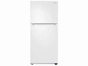 Samsung RT18M6213WW 18 Cu. Ft. Top Freezer Refrigerator With Flexzone&#8482; In White Freestanding Refrigerators freestanding fridge freezer combo