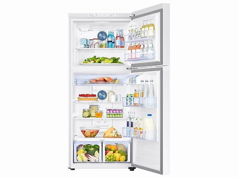 Samsung RT18M6213WW 18 Cu. Ft. Top Freezer Refrigerator With Flexzone&#8482; In White