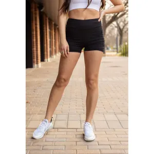 Sasha Pro Biker Regular Waistband In Black